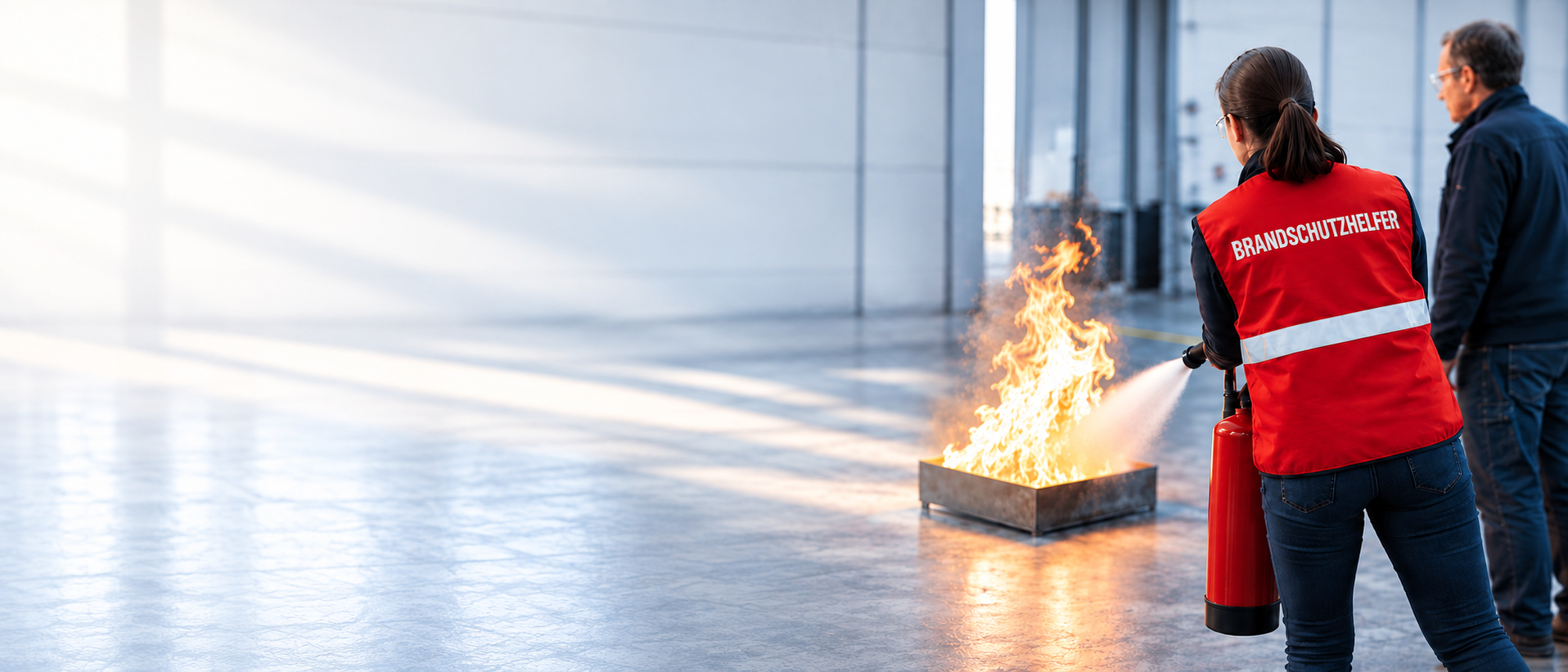 Brandschutzhelfer-Ausbildung – Theorieschulung und praktische Übung