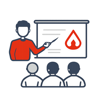 Brandschutzschulung bei Ihnen Icon