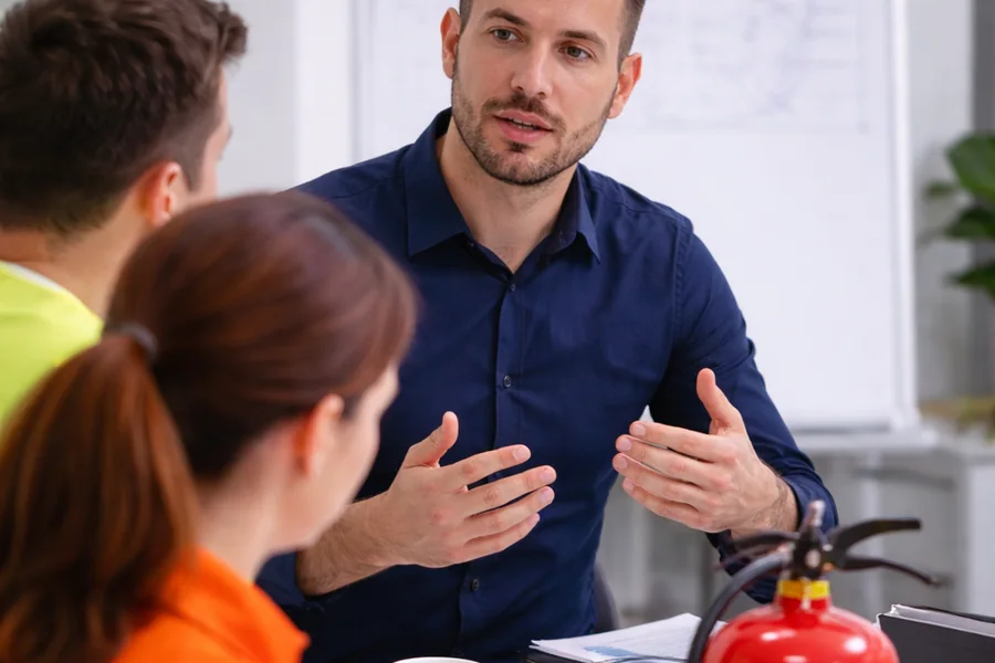 Feuerlöschtraining für Unternehmen